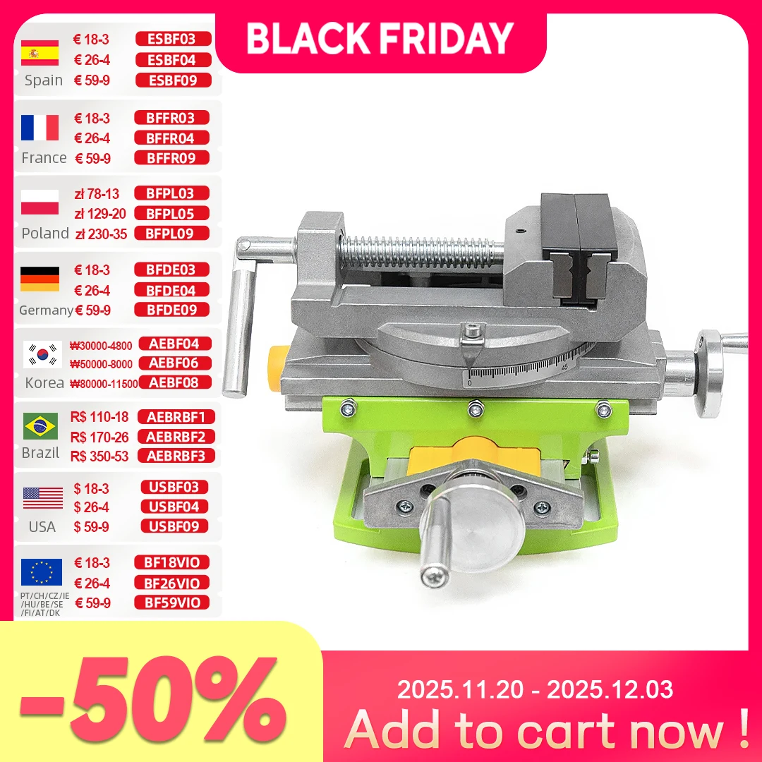 

Прецизионные тиски Allsome для фрезерного сверления