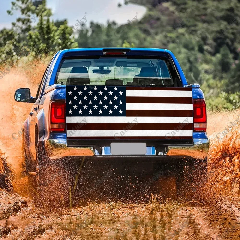 Американский флаг автомобильная наклейка модификация заднего вида автомобиля
