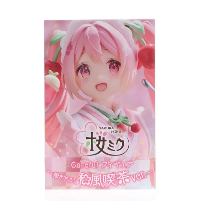 Фото В наличии: TAiTO Hatsune Miku Coreful Sakura Miku Breeze Cafe Ver. Фигурка аниме-персонажа из ПВХ, 18 см №2