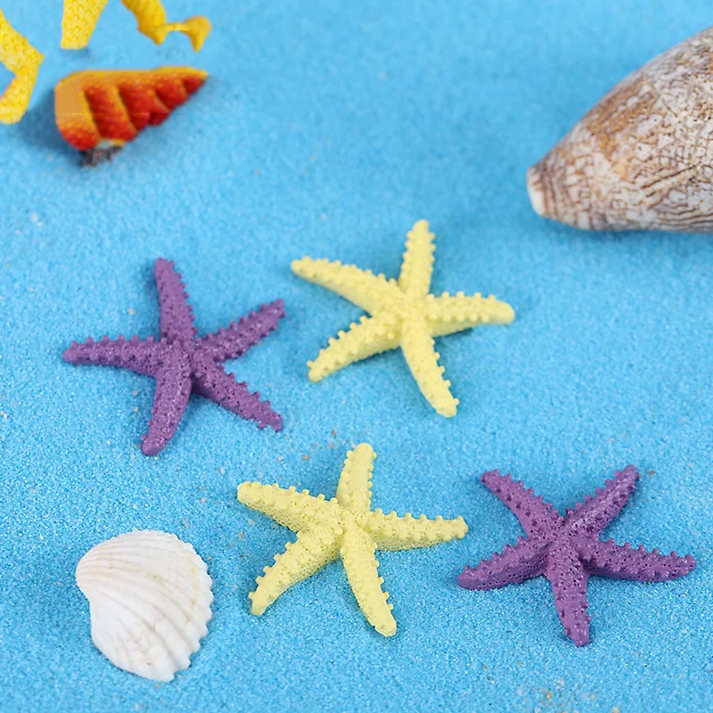 2 шт. украшение для аквариума средиземноморская смола морские звезды