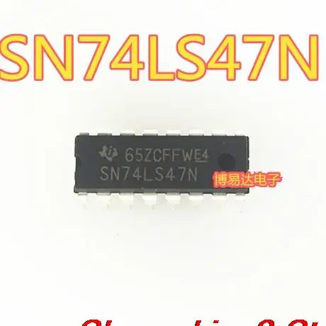 5 шт. Оригинальный запас SN74LS47N 74LS47 DIP-16 LED 7