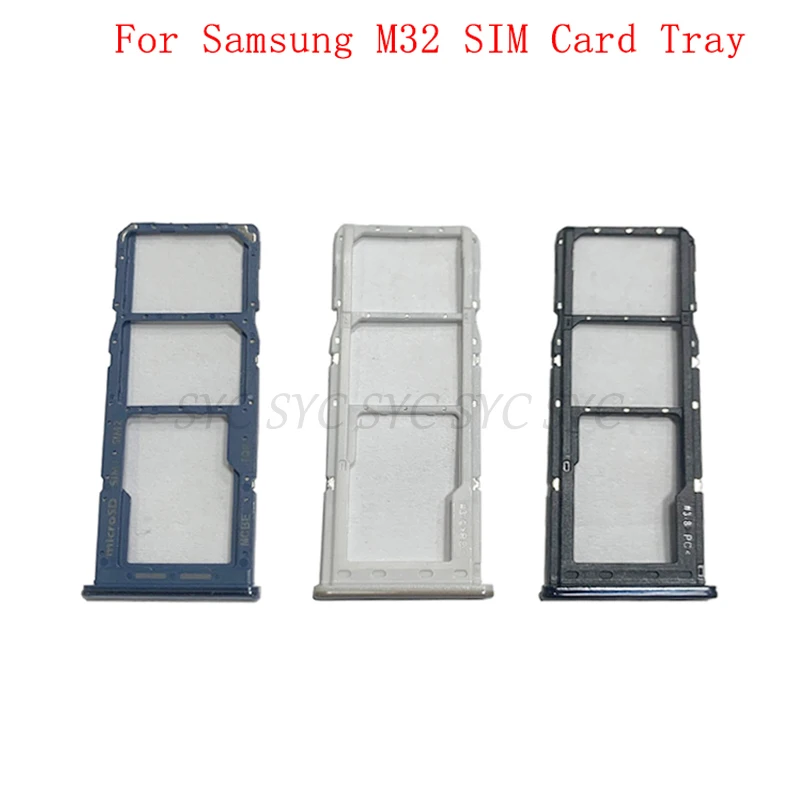 Лоток для SIM-карты держатель слота для SIM-карты для Samsung M32 M325 M326 запасные части для карты памяти MicroSD
