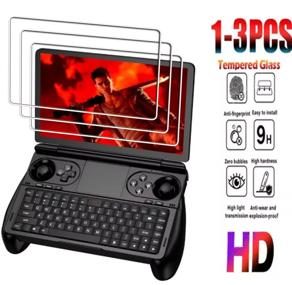 Фото 1-3 шт. 9H HD закаленное стекло для GPD Win Mini 2025 7 дюймов, защитная пленка для экрана портативной игровой консоли GPD Win Mini №1