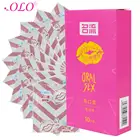 Оло 30 шт оральный секс презерватив безопасная контрацепция вишневый вкус натуральные латексные презервативы Секс-игрушки для мужчин минет пенис рукав