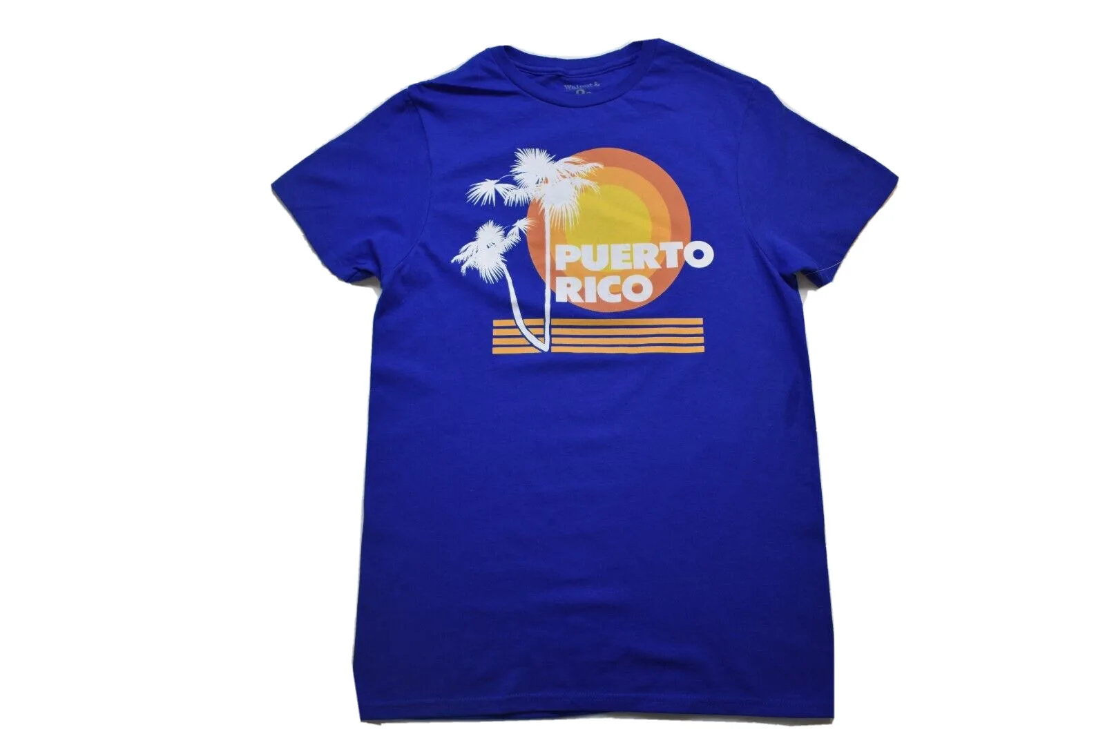 Орех 39Th Мужская Пуэрто-Рико Пальма синяя футболка Новинка S Xl
