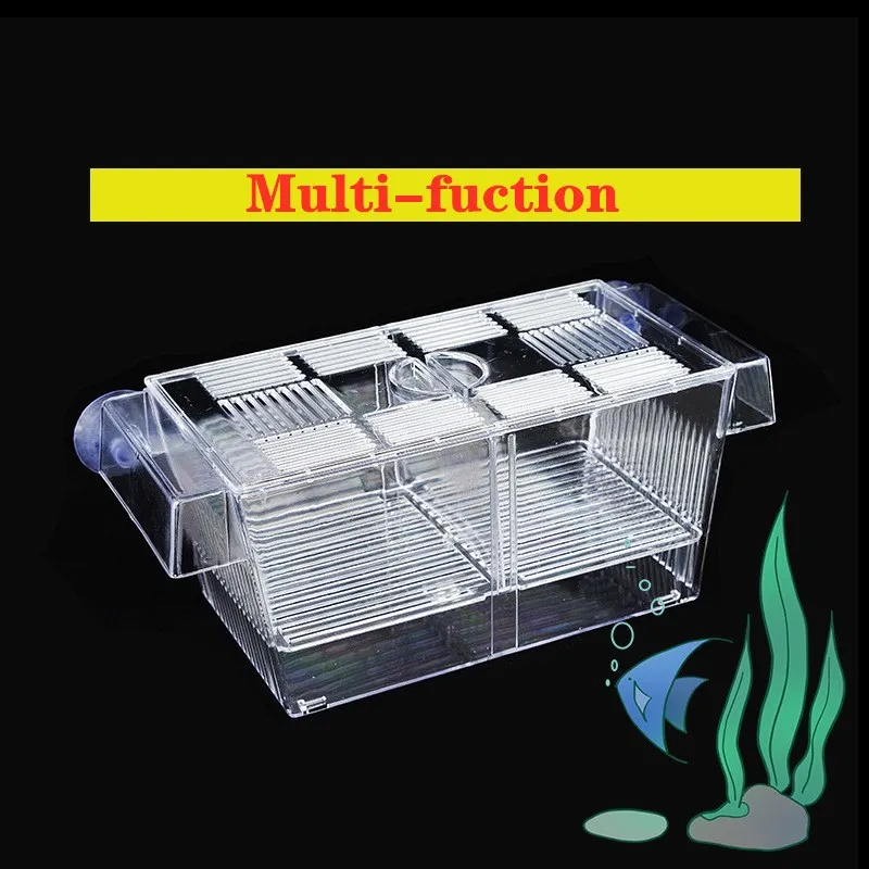 

Прозрачная акриловая коробка для аквариума, коробка для изоляции для разведения, инкубатор, держатель для инкубатора, коробка для разведения рыб, акваримы