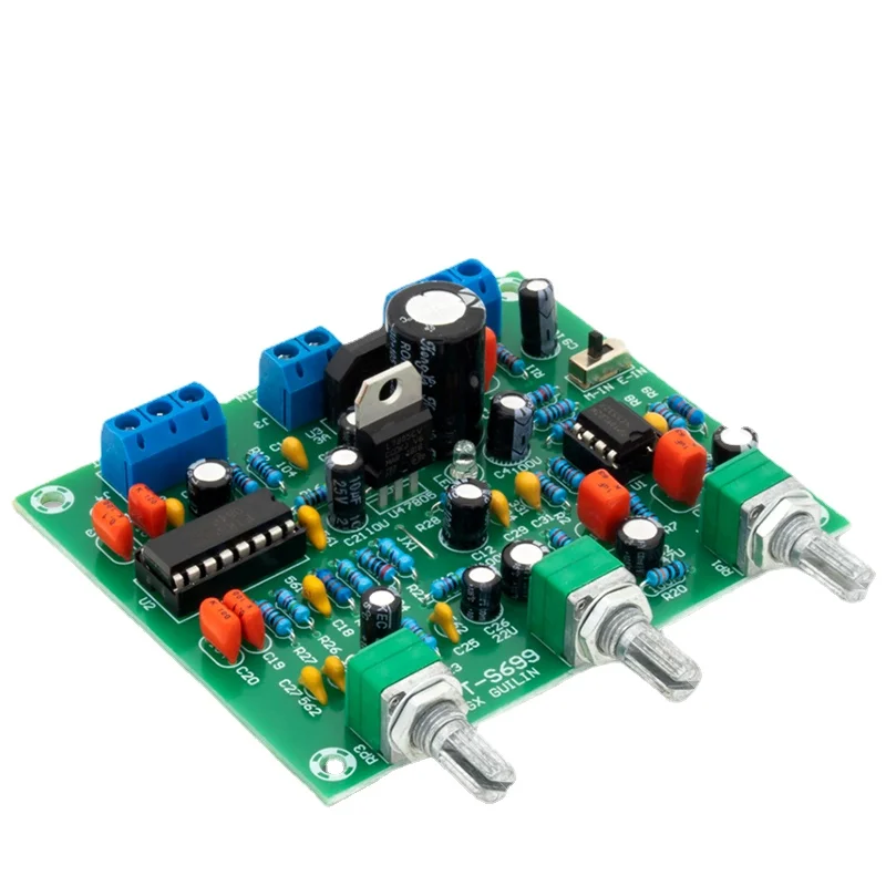 

SOTAMIA ETK3699 Digital Karaoke Surround Reverberation Home Theater Power Amplifier Electret Dynamic Microphone Amplifier Module