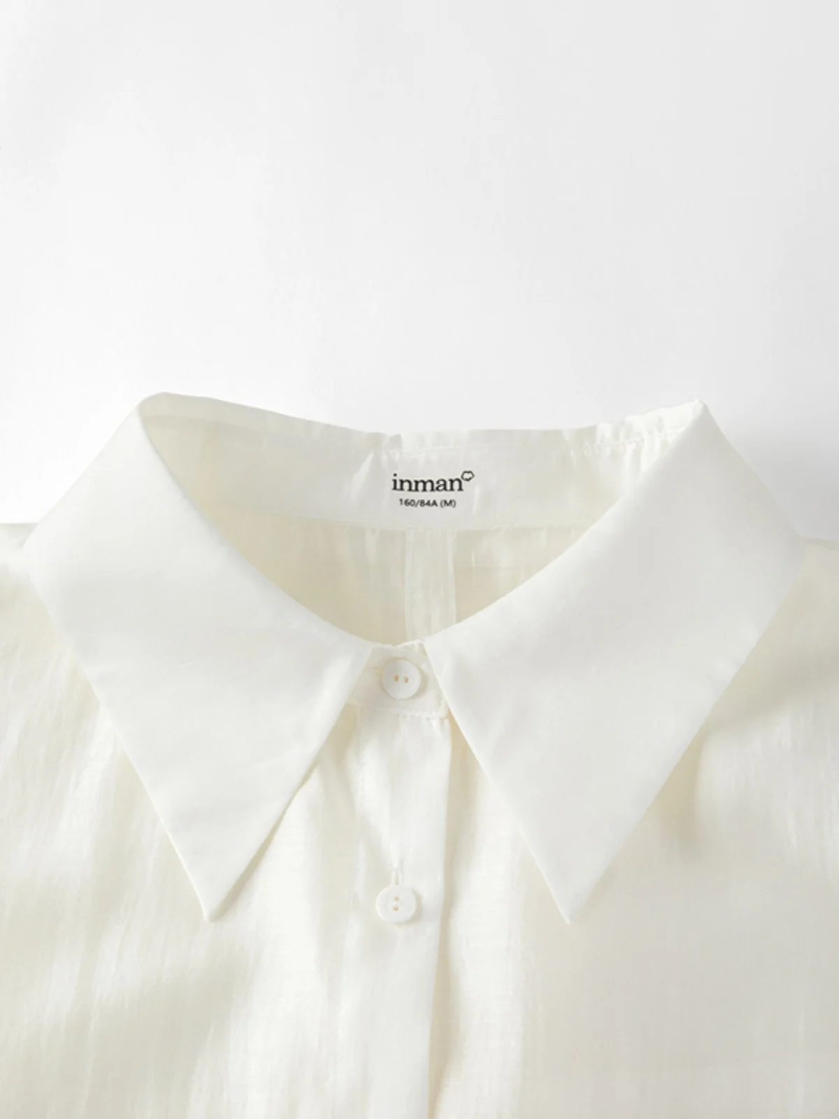 [Same Sle with Mall] Inman Lysel White Shirt 2024 Summer Women clothes New Casual All-matching Loose Top |