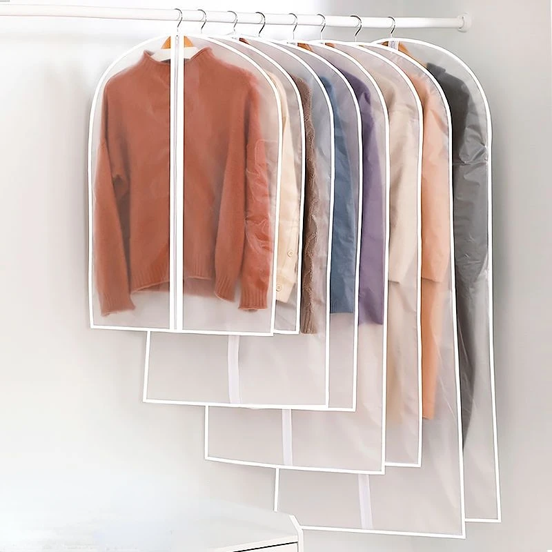 

Modern Household Clothing Store Dust-proof Articles 3 PCS Garment Dress Suit Wrinkle Proof Cover Coat Skirt Protect Bags Storage