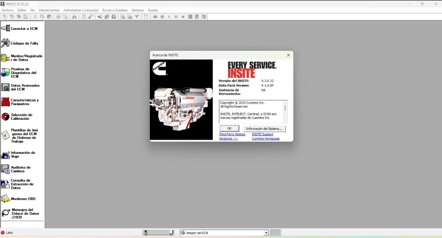 Фото Новейшее диагностическое программное обеспечение Cummins Insite 9.3 Pro + Holset Etool 2.0+ Callterm 5.16 для калибровки и инженерных задач. №3
