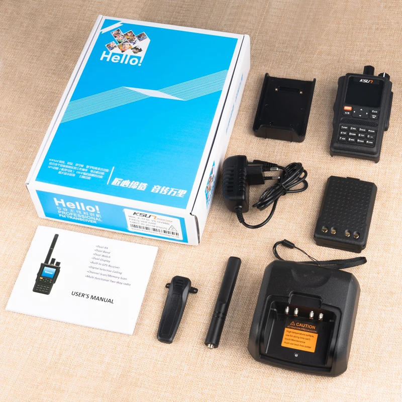 ksun uv98d gps walkie talkie six bands frequency vox sos 10km two way radio uhf vhf scanner talkie walkie long range comunicador free global shipping