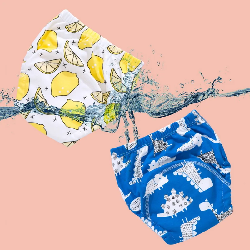 

Baby Cotton Training Pants Panties Waterproof Cloth Diapers Reusable Baby Toolder Nappies Diaper Children Underwear Washable