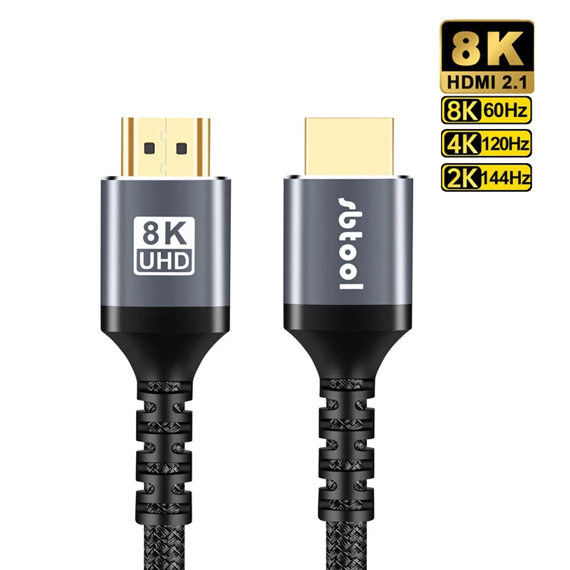 HDMI-кабель, 8K/60 Гц, 4K/144 Гц, 2,1 Гбит/с