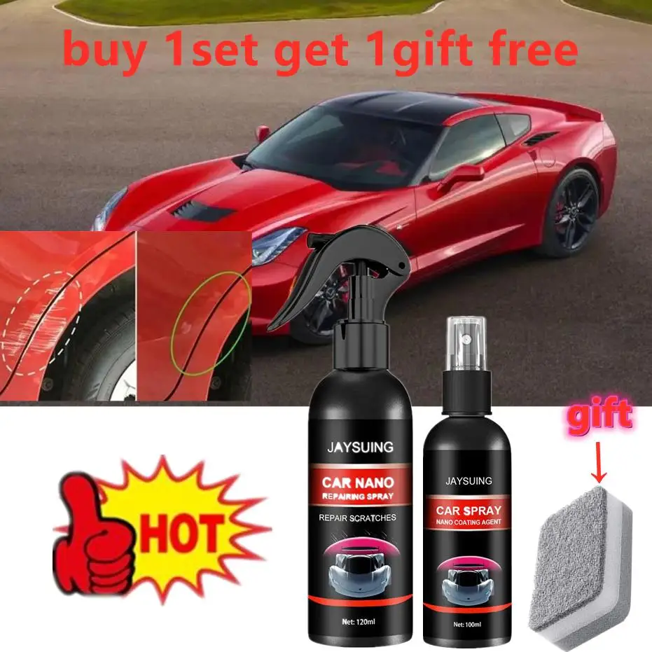 

1SET Nano Car Scratch Removal Spray Repair Nano Spray Scratches Car Scratch Repairing Polish Spray Car Ceramic Care Coating