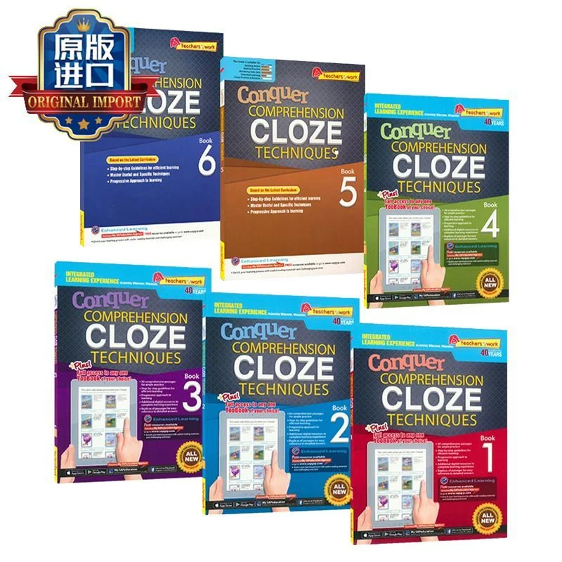 Singapore English Breakthrough English Cloze Exercise For Primary School 6 Volumes