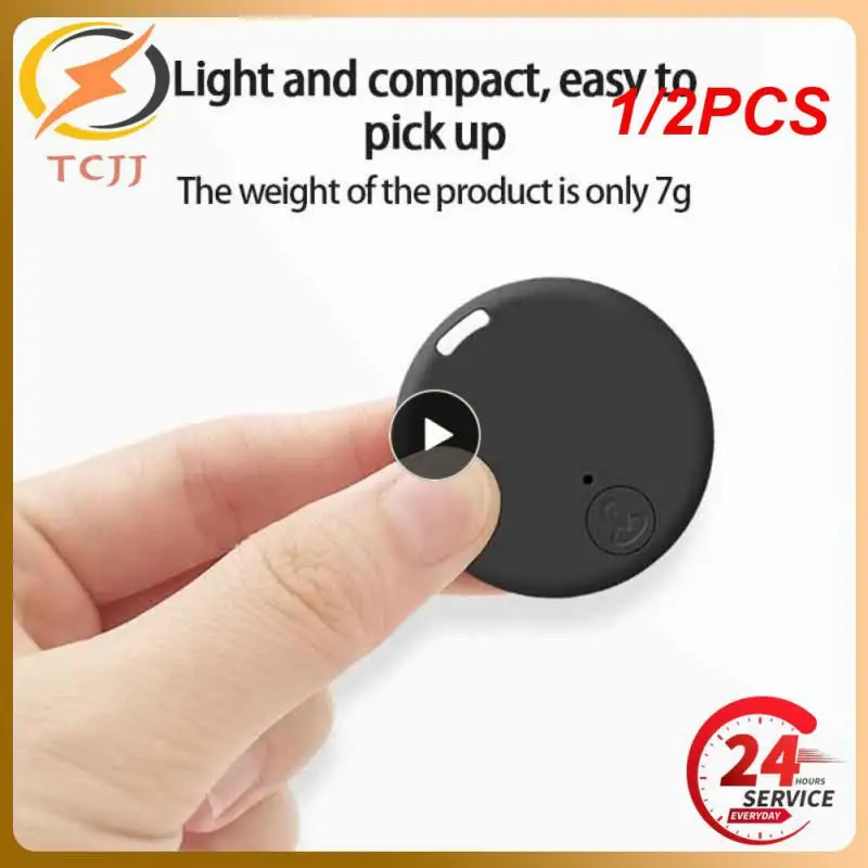 

1/2PCS Mini Dog GPS 5.0 Tracker Anti-Lost Device Round Anti-Lost Device Pet Kids Bag Wallet Tracking Smart Finder