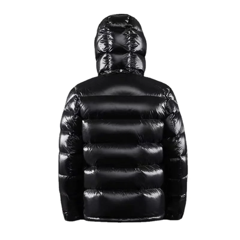 2022 New White Duck Down Men's Hoody Down Jacket Thickened Short Shiny Super Warm In Winter Puffer Jacket Casual Canada Clothing
