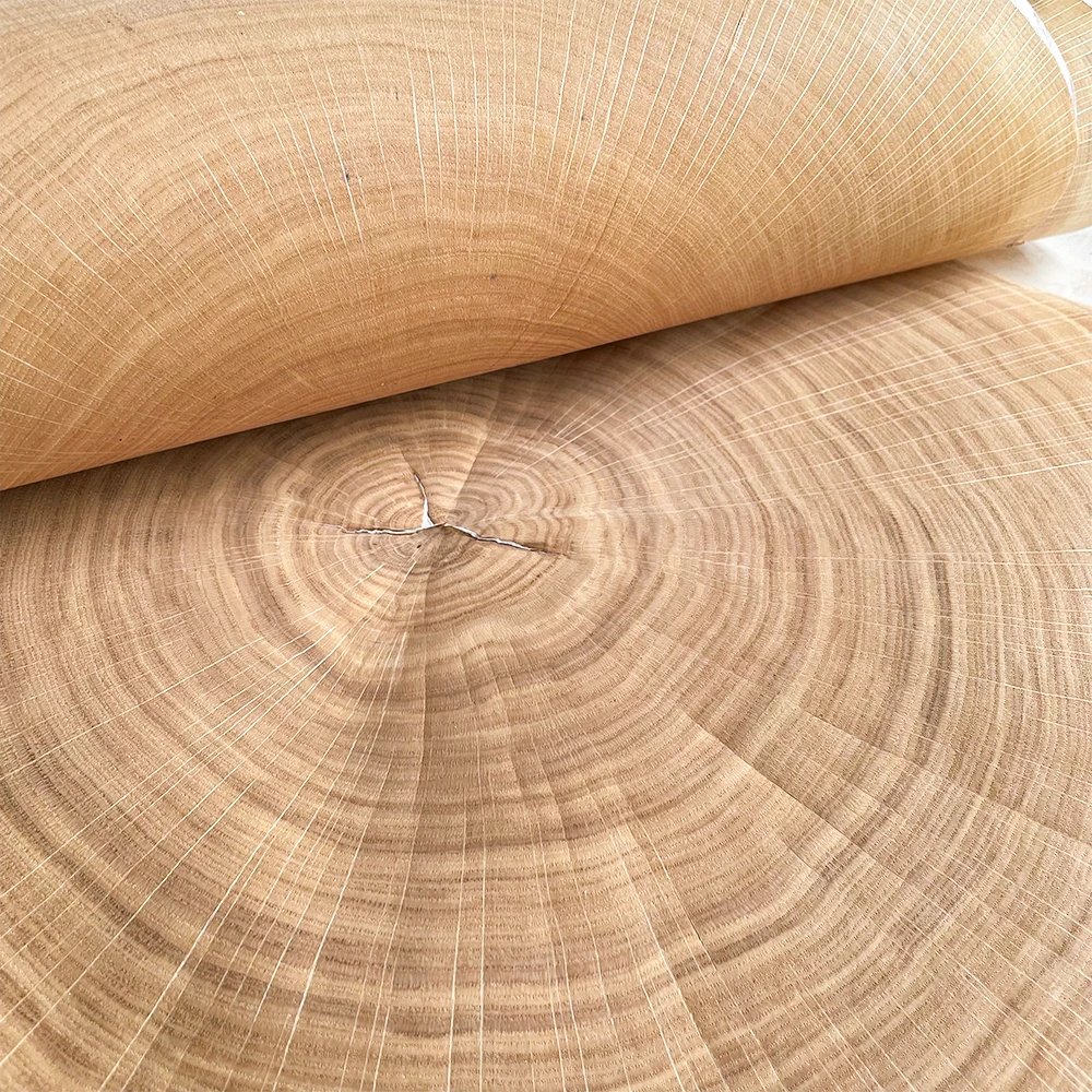 Натуральный круглый деревянный шпон ручной работы для столярных работ