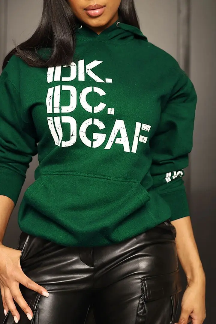 

Loose Hoodies and Sweatshirts with Printing for Women, Thick and Comfortable for Winter, O-Neck and Full Sleeves