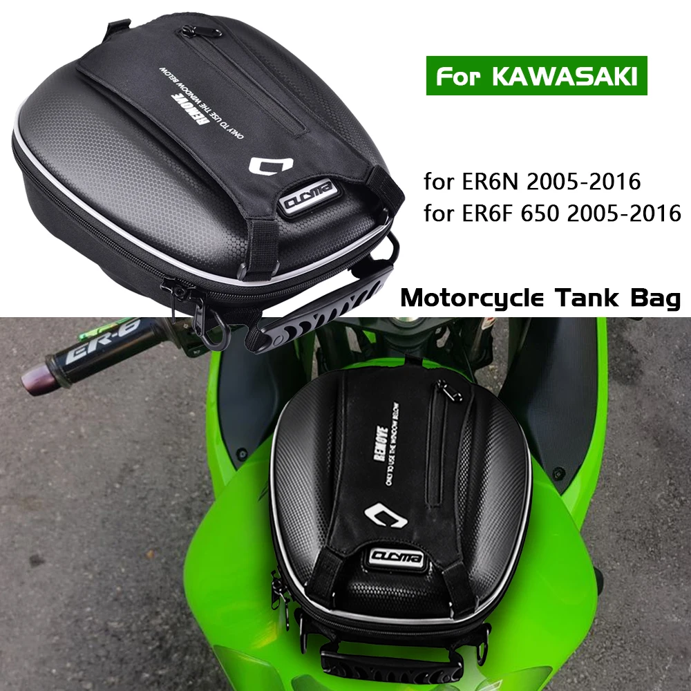 

Luggage Tank Bag Flange For KAWASAKI ER6N ER 6N ER6F ER 6F 650 Motorcycle Accessories Navigation Racing Bags Tanklock