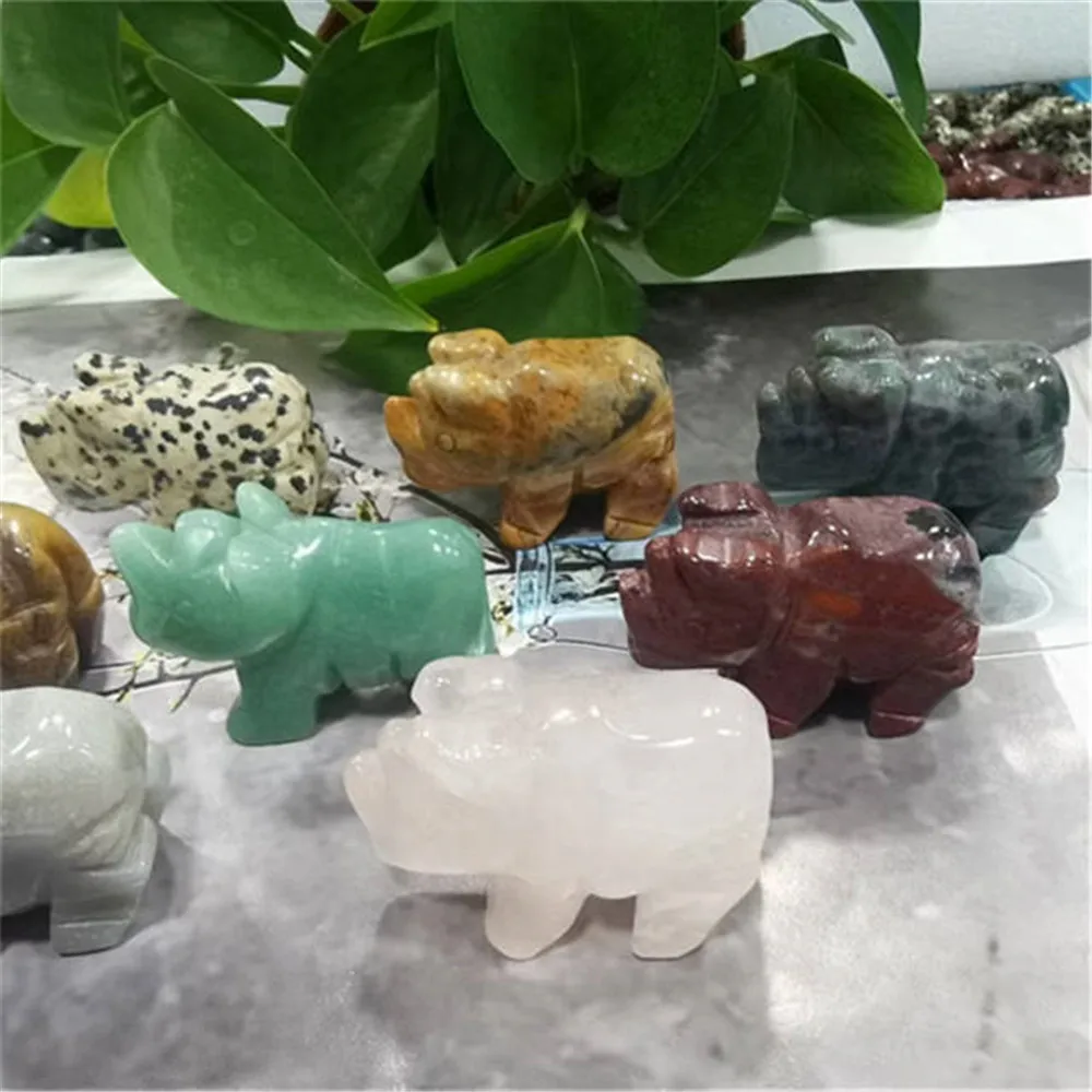 

Натуральные полированные хрустальные резцы, смешанные кварцевые носороги, драгоценные лечебные камни для декора