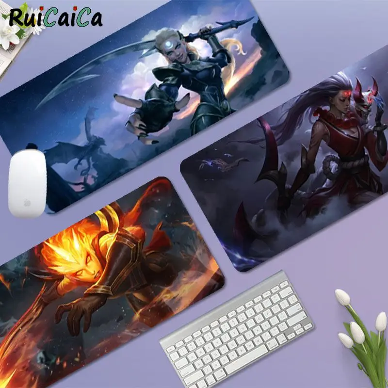 

RuiCaiCa LOL Diana INS Tide Large Office Student Gaming Thickened Large Pad Non-slip Cushion Mouse Pad Padmouse Desk Play Mats