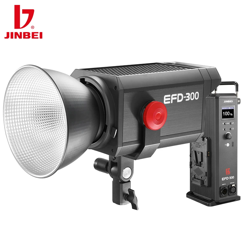 

JINBEI EFD-300 AC/DC двойного назначения оборудование для фотосъемки свет для фотографий видео фильмов Vlog