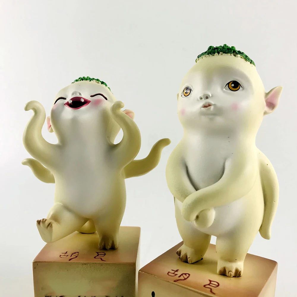 Record of Catching Demons Cute Huba Resin Handmade Car Decoration Little Demon King Child Shape Model Birthday Gift