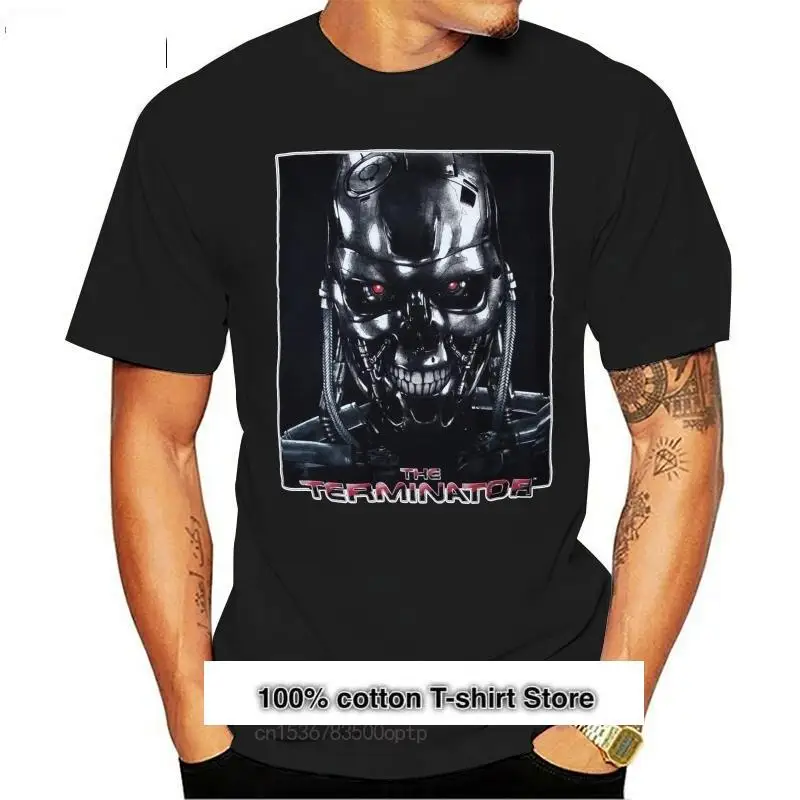

Herren-Camiseta с принтом Терминатора T800, camiseta negra с принтом leyenda, модная футболка 2020