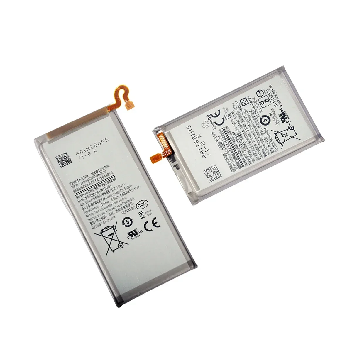 Совершенно новый аккумулятор EB-BW221ABY + EB-BF916ABY (2235 мАч 2155 мАч) для Samsung Galaxy W21 5G SM-W2021