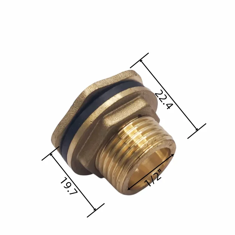 

Медный соединитель для резервуара для воды HAOYUNMA 1/2"-1"