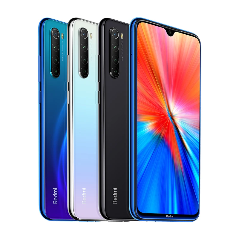 Original Smartphone Xiaomi Redmi Note 8 (2021) / Redmi Note 8 celular Snapdragon 665 48MP 4000mAh 18W Fast Charge (Random Color)