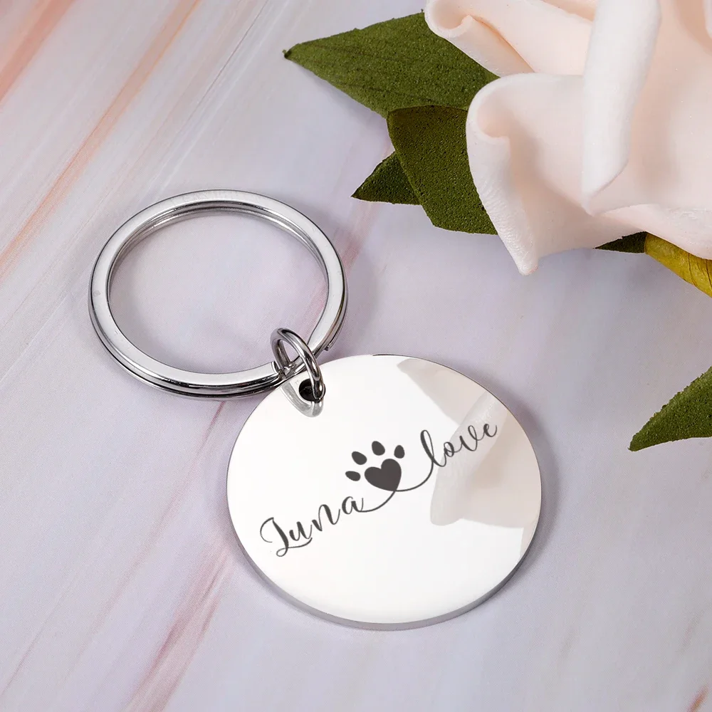 

Personalized Pet Dog Tags Shiny Steel Tag Anti-lost Free Engraving Kitten Puppy Collars for Dog Cat Nameplate Pet Accessoires