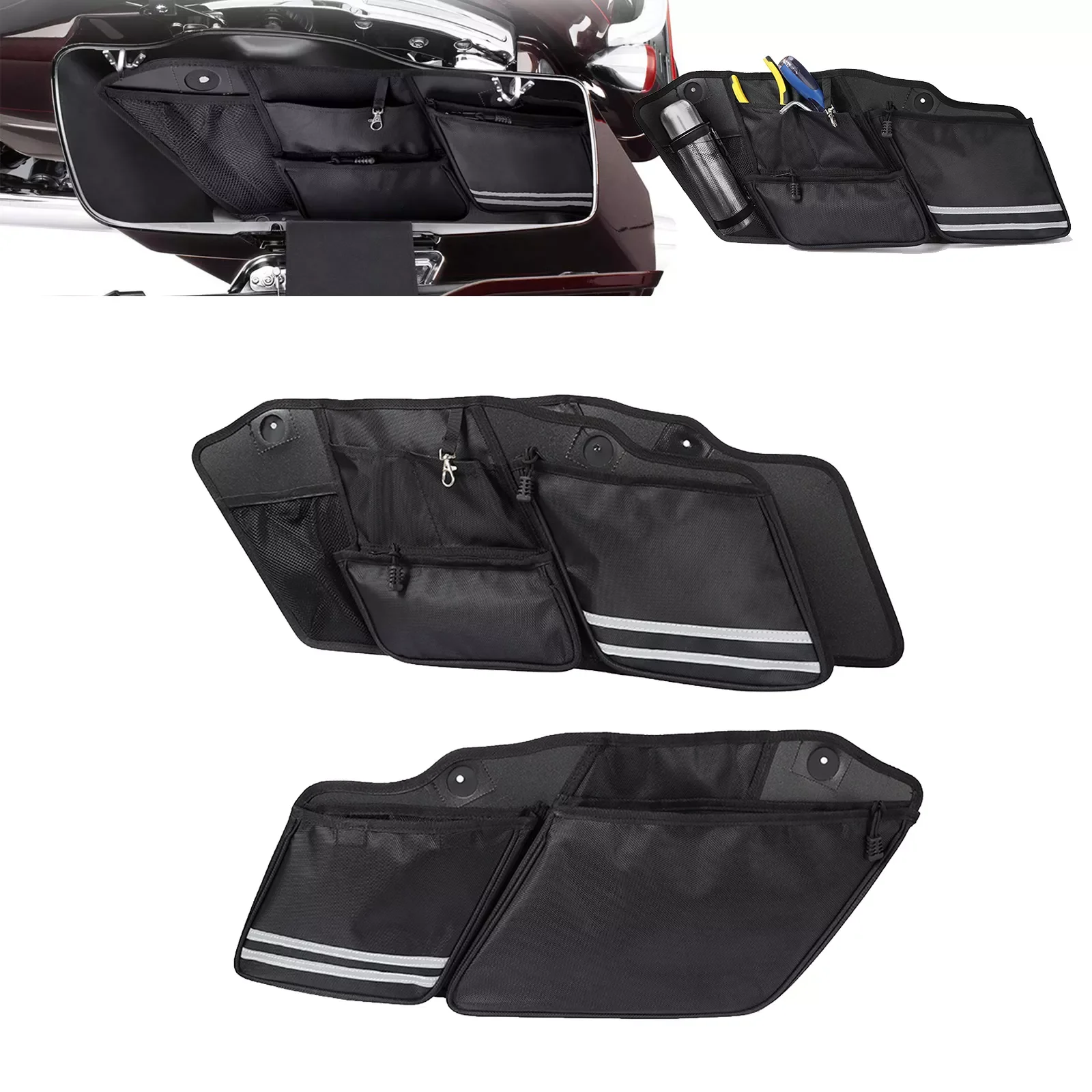 

Siddle Bag Organizers for Touring Glide Touring 2014-2020 CVO