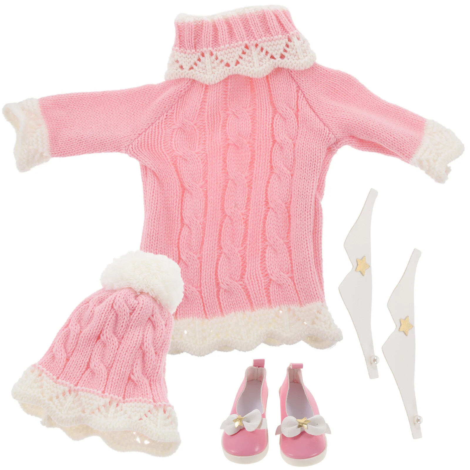

Baby Shoes Winter Outfits Dress Clothes Replaceable Sweater Princess Decor