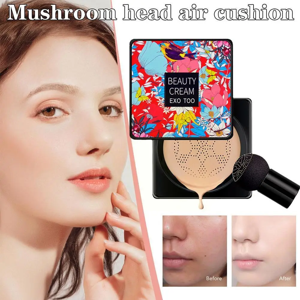 

Mushroom Head Air Cushion BB Cream Concealer Lasting Nude Base Brightening CC Foundation Primer Liquid Moisturizing Makeup