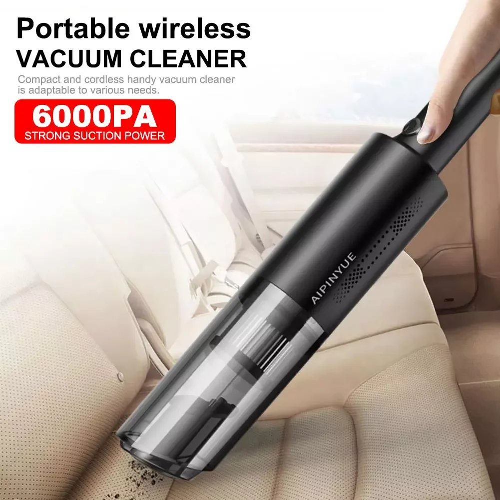 

NEW2023 Car Vacuum Cleaner Wireless Rechargeable Handheld Vacuum Cleaner Powerful Suction Wet/Dry Clean Portable Car Cleaner