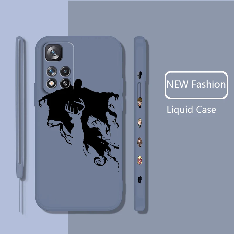 

Harry Potter Anime Cool Case For Xiaomi Redmi Note 11 11T 10 10S 9 9S 9T 8 8T 7 Pro 4G 5G Liquid Left Rope Phone Cover Coque
