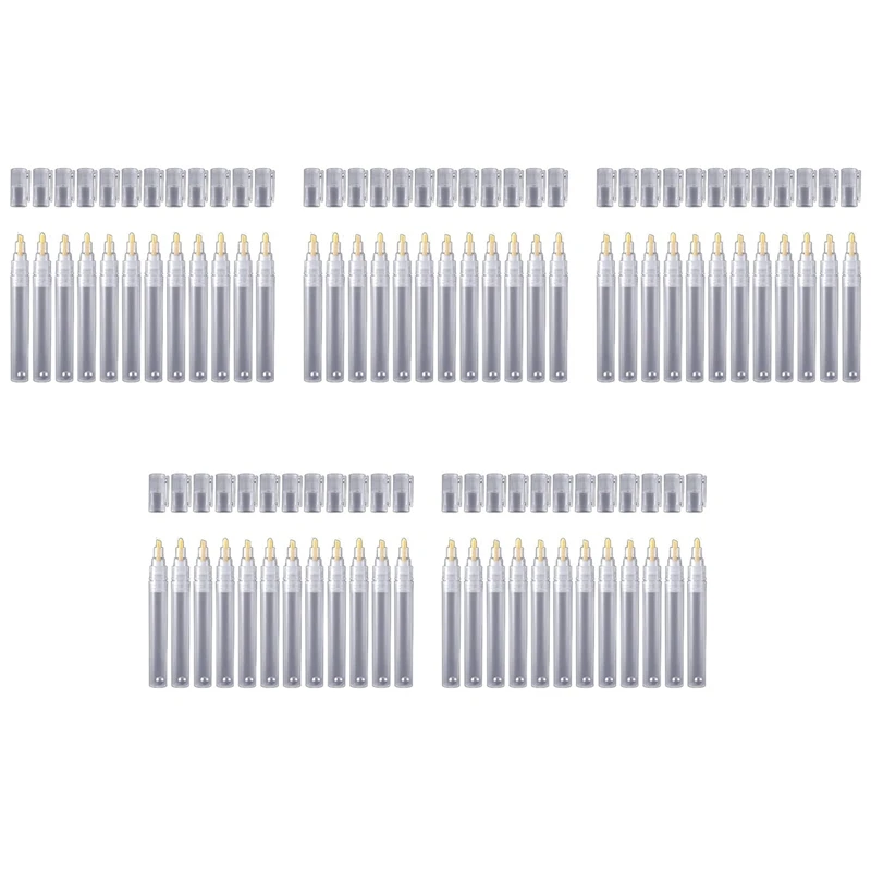 

Пустая наполняемая пустая краска, 60 шт./упаковка, 6/3 мм, маркеры для рисования, круглые поворотные маркеры для рисования, набор для рисования