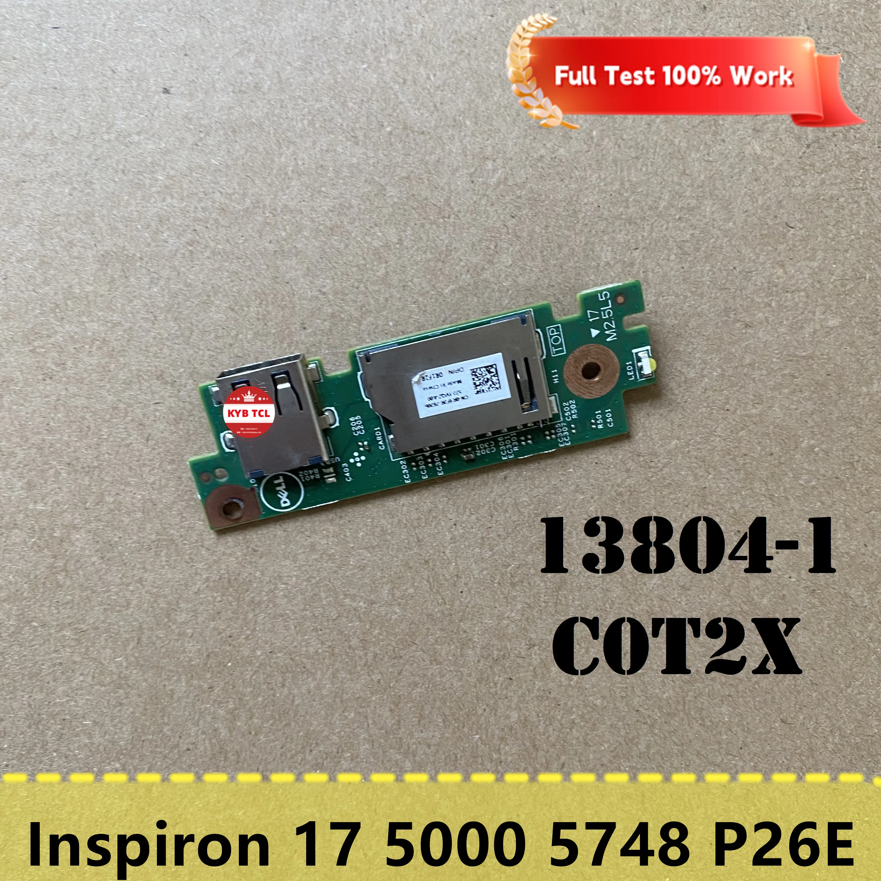 Платы для чтения карт памяти GPW7X Dell Inspiron 17 5000 5748 P26E