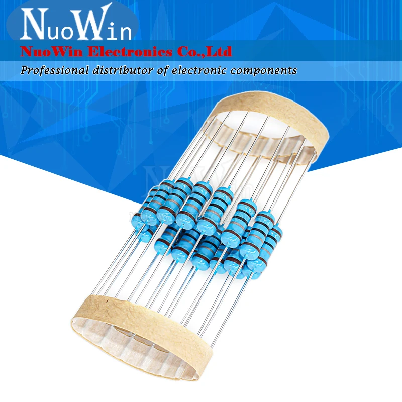 

20pcs 1W Metal film resistor 1% 0.1R ~ 2.2M 10R 22R 47R 100R 330R 1K 4.7K 10K 22K 47K 100K 330K 470K 1 2 10 22 47 100 330 1M ohm