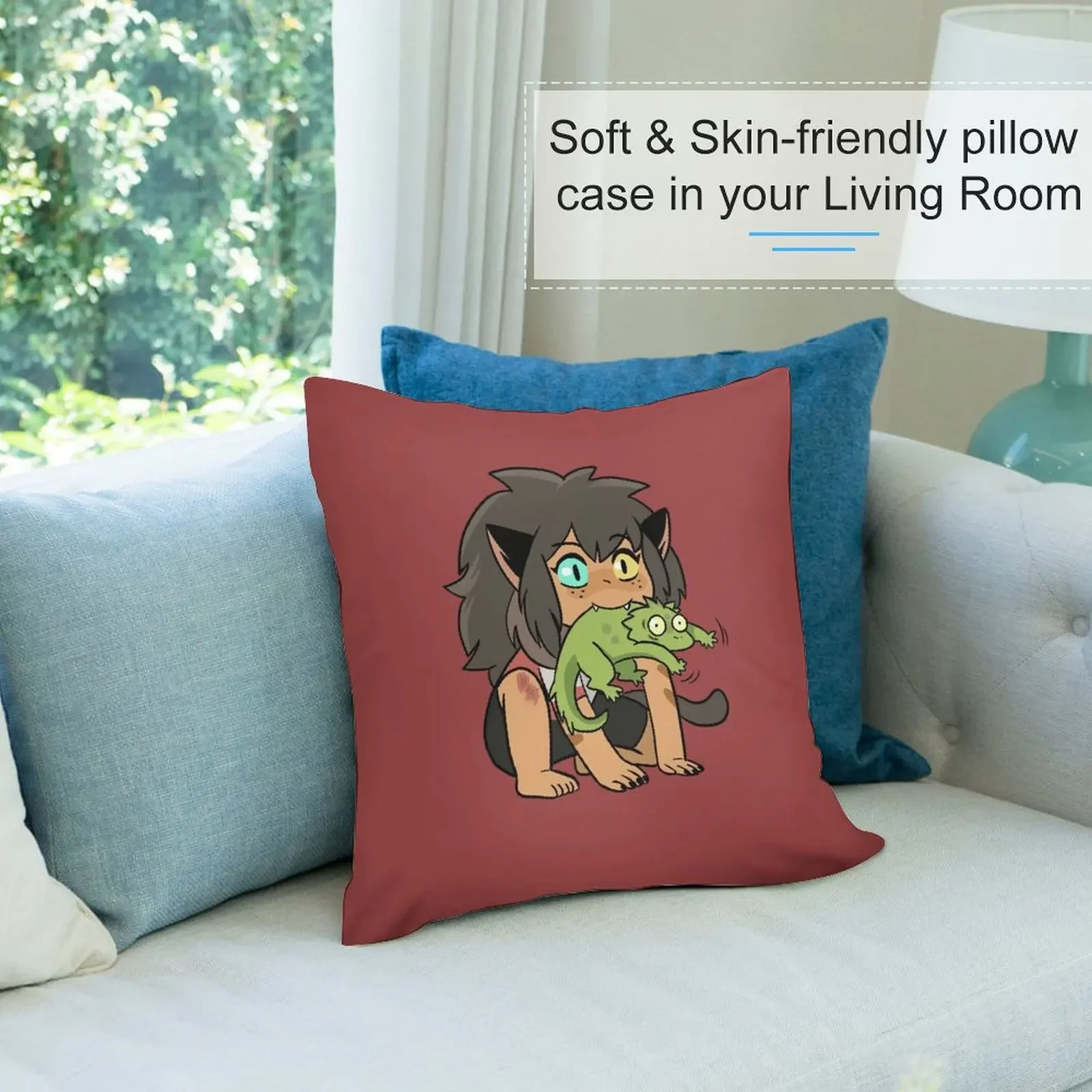 Декоративная подушка Baby Catra and Rogelio чехол для диванной подушки мраморный