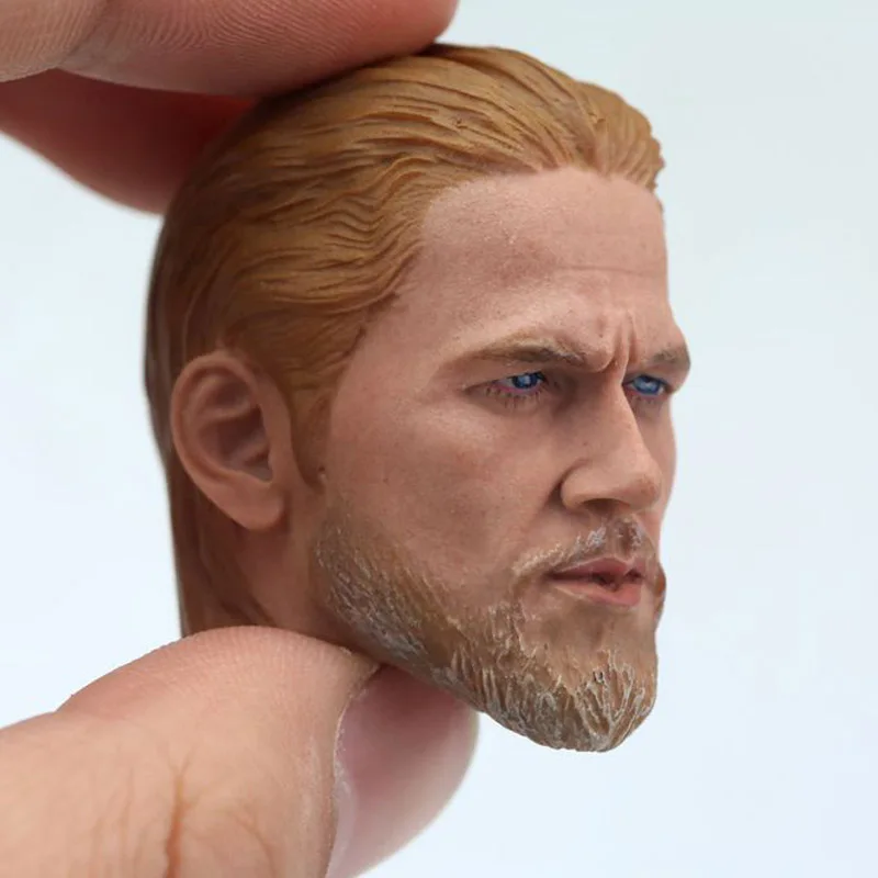 

1/6 Scale Charlie Hannum Head Sculpt Sons of Anarchy Head Carving for 12in Action Figure Tbleague Phicen Toy