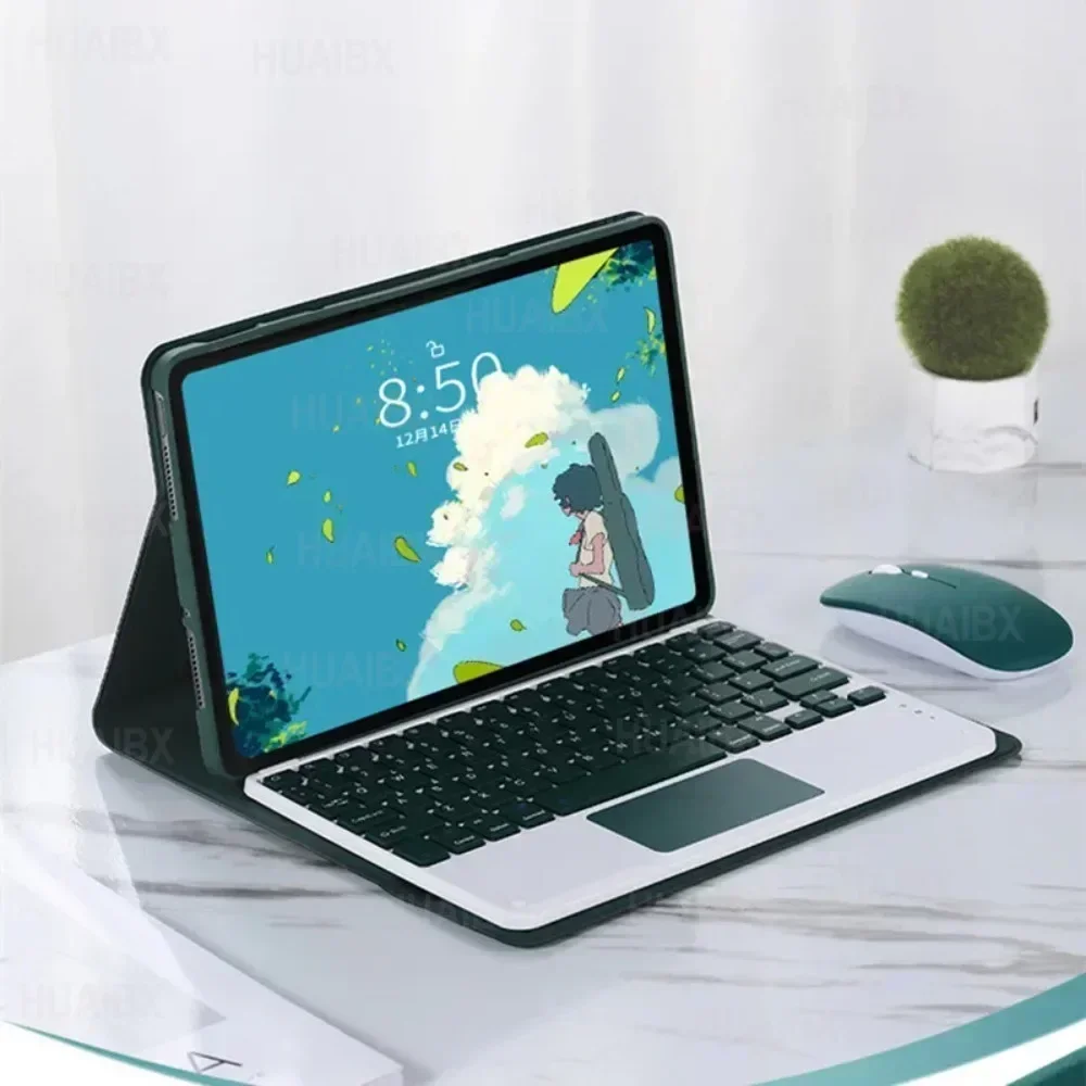 Фото Чехол с клавиатурой для планшетов Lenovo Tab M10 Plus 3rd Xiaoxin Pad 10,6 дюймов TB128FU TB128XU TB125FU, чехол с клавиатурой Funda №2
