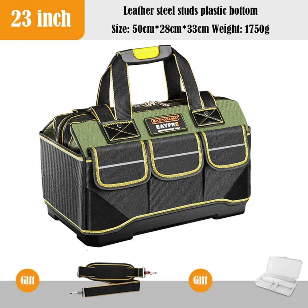 

Многофункциональный ящик для инструментов для ремонта, пластиковая сумка для инструментов с дном, износостойкая утолщенная установка оборудования, ткань Оксфорд, электрик