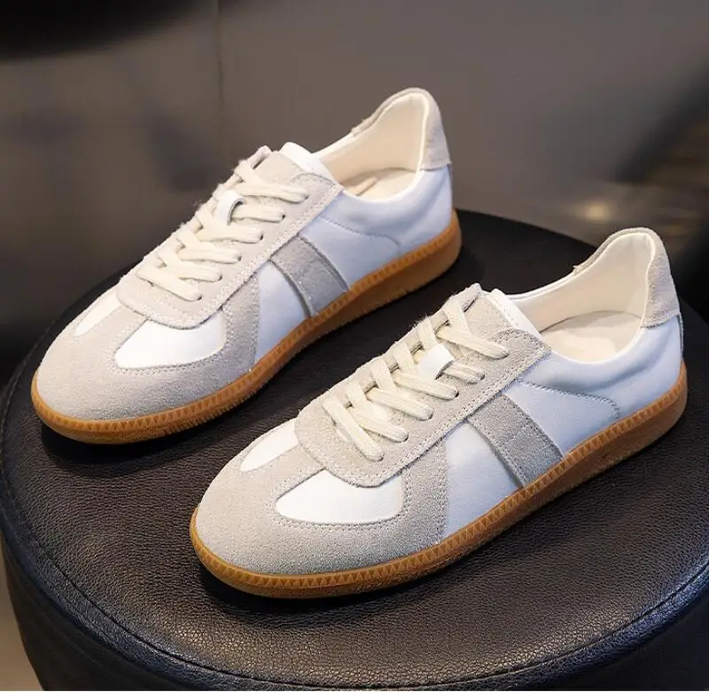 

Genuine Leather Femmes 2023 Shoes Woman Fashion Casual Sneakers Spring White Leisure Flat Trainers Shoes Chaussure Sport Femme