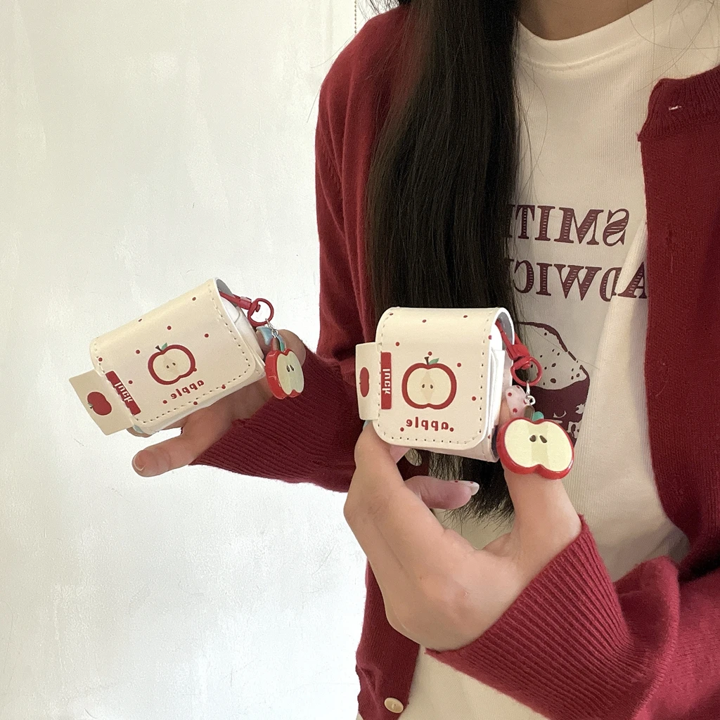 Мягкая кожаная подставка для AirPods 1 или 2 3 4 Pro