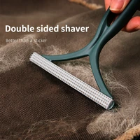 double sided silicone pet hair remover lint remover clean tool shaver sweater cleaner fabric shaver scraper for clothes carpet