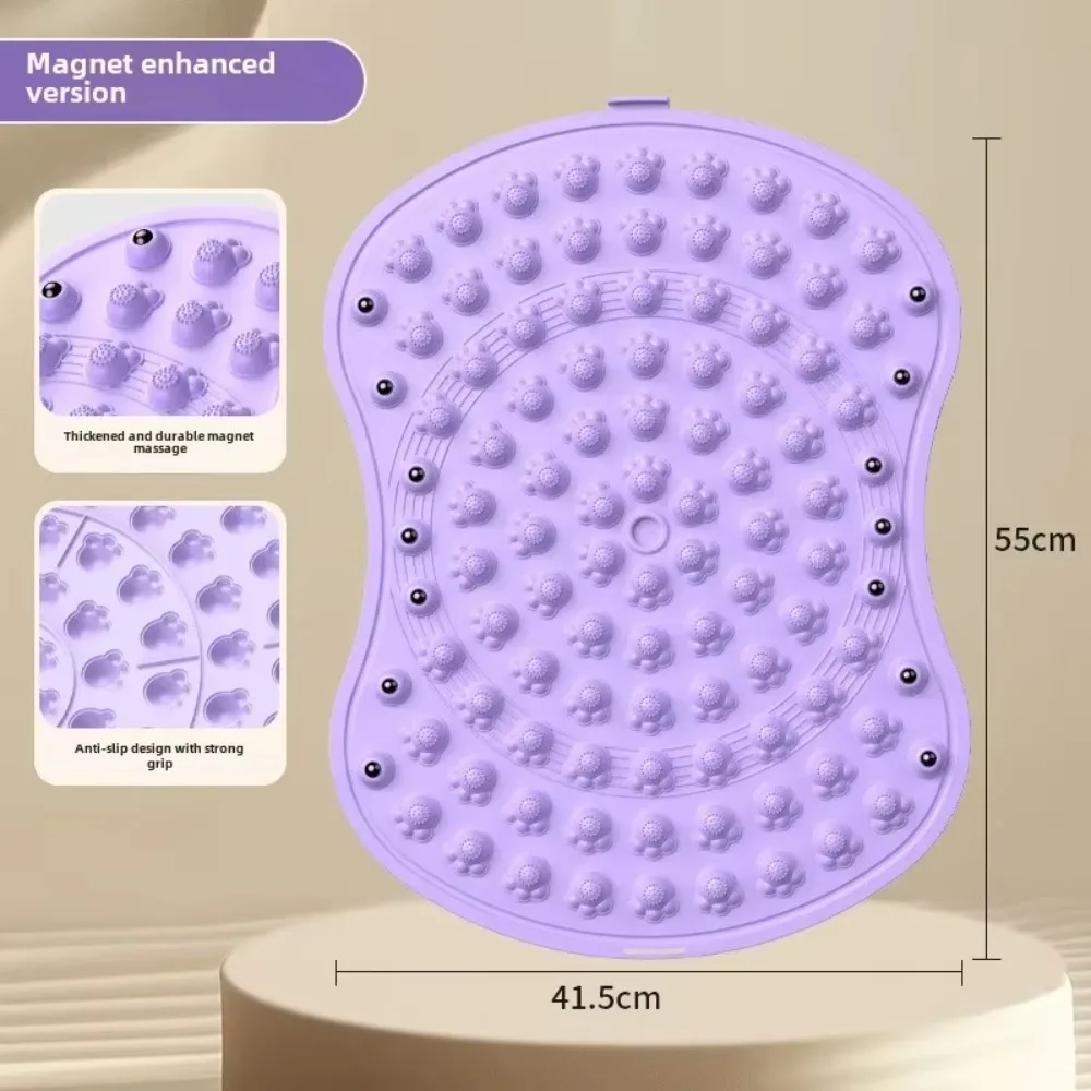 Магнитотерапевтический массажный коврик для ног противоскользящий креативный