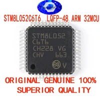 original genuine stm8l052c6t6 stm8l152c6t6 stm8l151c8t6 stm8l152c8t6 lqfp 48 16mhz32kb flash memory 8 bit microcontroller mc